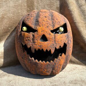 Pumpkin Head Mask Halloween Child Costume Cosplay Med 8-10